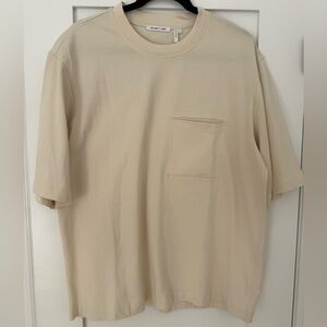 HELMUT LANG Oversized Pocket T Made in Portugal 100% Cotton Minimalist Designer